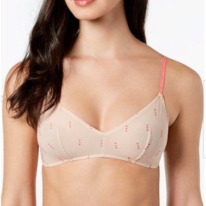 DKNY Logo Mesh Wire_Free Bralette
